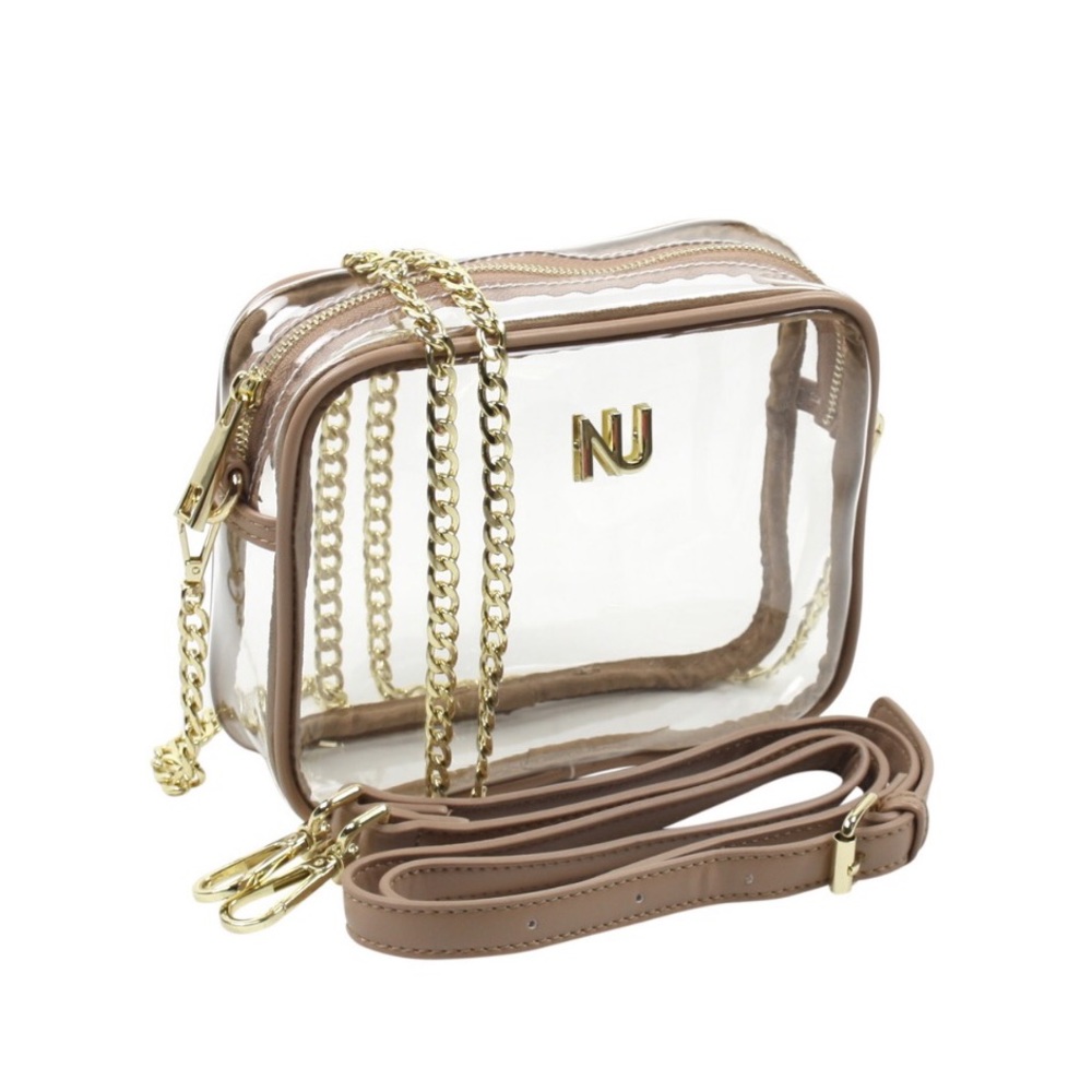 NU Women Clear Purse with Interchangeable Straps